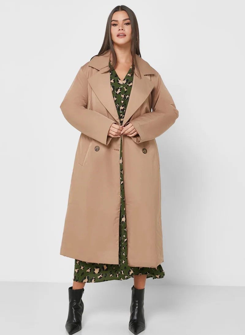 VERO MODA Pocket Detail Longline Coat