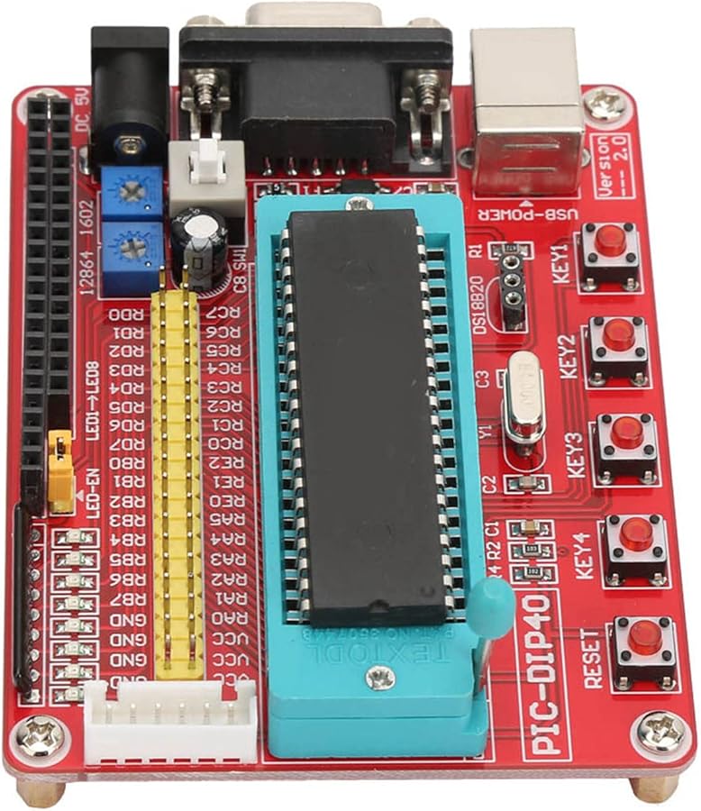 Pic16F877A Microcontroller Development Board With Rs232 Interface And Learning Kit - Image 2