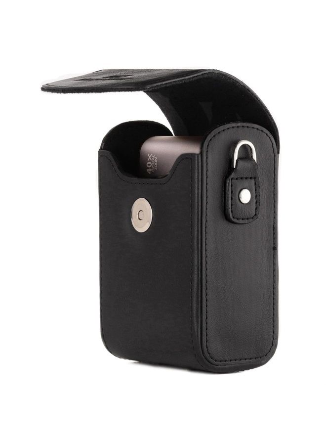 MegaGear MG1496 غلاف كاميرا جلدية سوني سايبر شوت Dsc-Rx100 Vı، Dsc-Rx100 V، Dsc-Rx100 Iv، Dsc-Rx100 Iıı مع حزام - أسود - Image 2