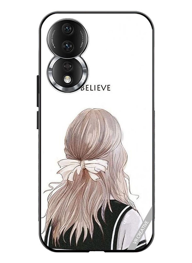 VR CREATIVE Protective Case Cover For Honor 80 Believe With Girl Design Multicolour - Image 1