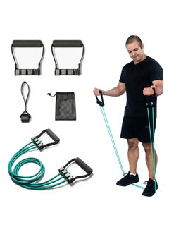 Cactus Fitness CACTUS FITNESS Latex Resistance Bands With Handles set wtih Door Anchor for Chest Arms Legs Full Body Work Out for Men And Women  - Image 1