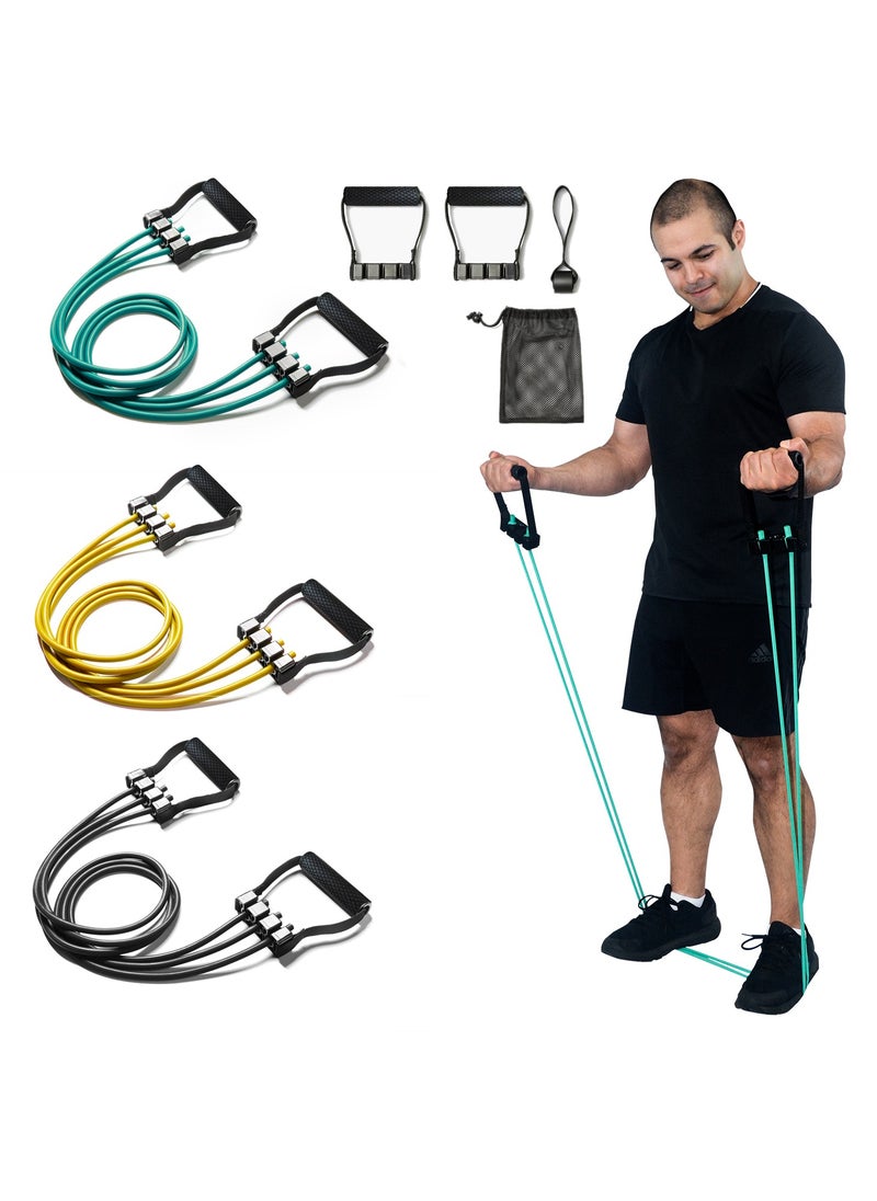 Fitness Latex Resistance Bands With Handles, 3 Tubes Fitness Bands With Handles With Door Anchor For Home Work Out - pzsku/Z992ED9544EE5ABC847C7Z/45/_/1740317782/6c094b23-8d00-48a1-a014-d5e284f6743b