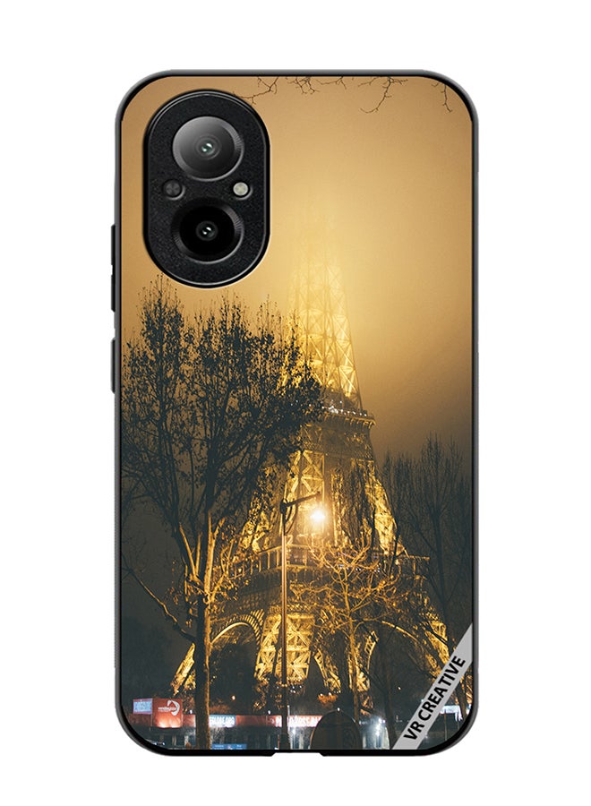 VR CREATIVE Protective Case Cover For Realme C67 4G Eiffel Paris Design Multicolour - Image 1
