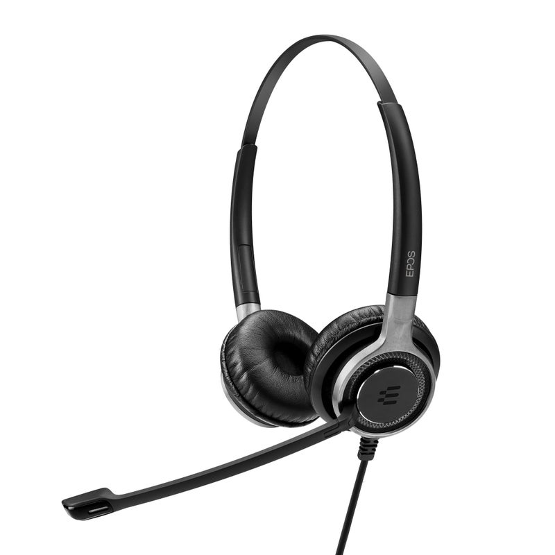 EPOS Sennheiser Consumer Audio SC 660 USB ML (504553) - Double-Sided Business Headset | For Skype for Business | with HD Sound, Ultra Noise-Cancelling Microphone, & USB Connector (Black) - Image 1