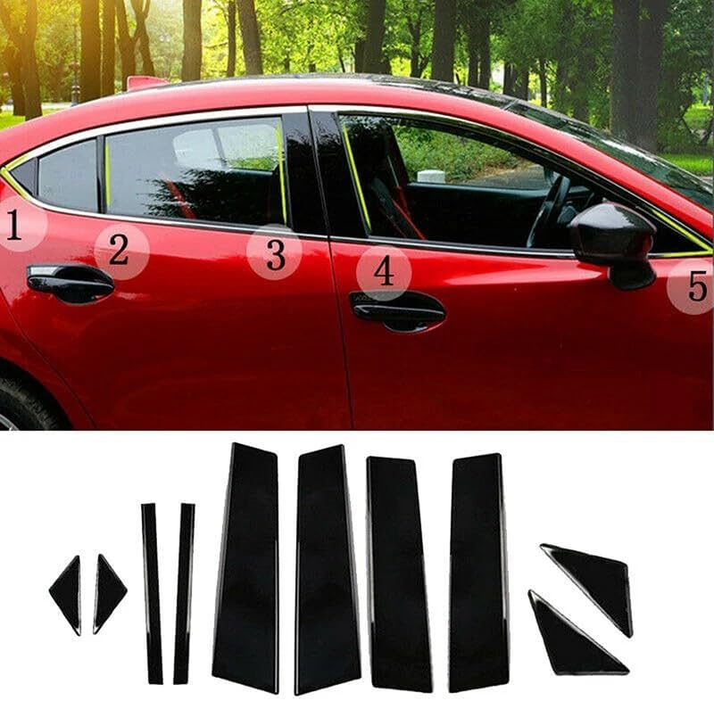 DEMULAX 10Pcs Car Pillar Posts Trim for Mazda 3 Axela - Image 5