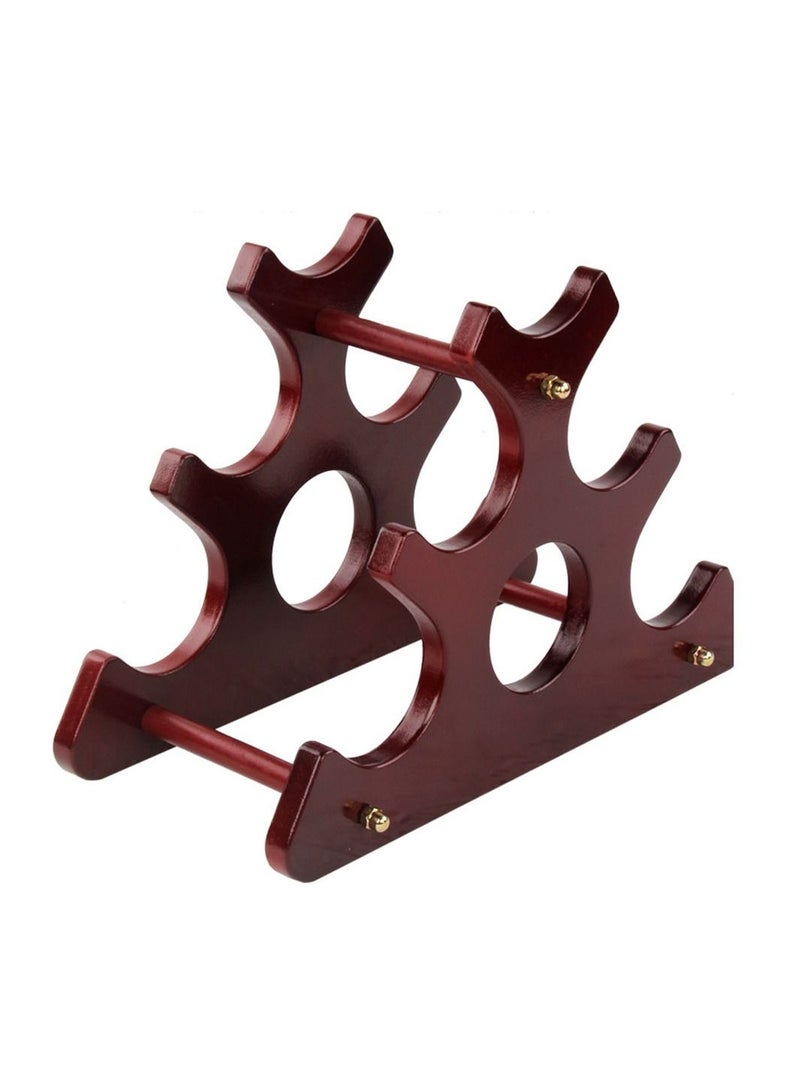 Wooden Wine Rack Creative Wine Rack Display Rack Can Put 6 Bottles Home Living Room Decoration Wine Rack Simple Modern Wine Rack  - Image 1