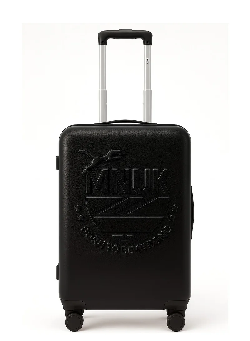 MNUK MANCHESTER 24inch Luggage bag| Polycarbonates & ABS Hardside Luggage Trolley with TSA Lock| Double 360Â° 4 Wheeler|Medium- 24 Inch| Black