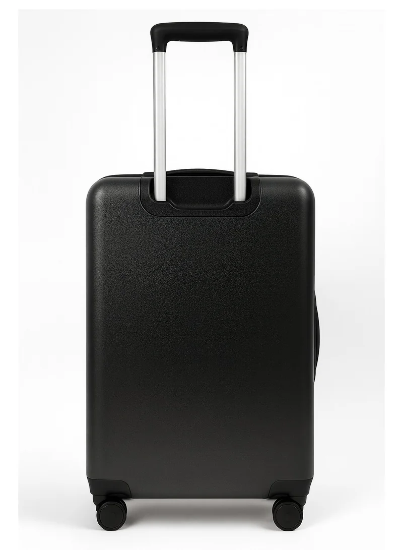 MNUK MANCHESTER 24inch Luggage bag| Polycarbonates & ABS Hardside Luggage Trolley with TSA Lock| Double 360Â° 4 Wheeler|Medium- 24 Inch| Black