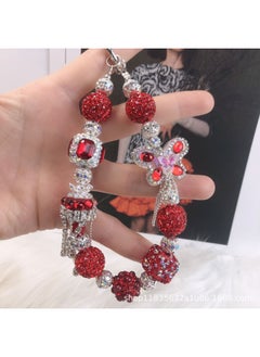 Generic Tassel Butterfly Mobile Phone Chain Heavy Industry Diamond Double Layer Mobile Phone Pendant Joker Bag Chain Live Explosions-Specifications:A9-A3  - Image 1