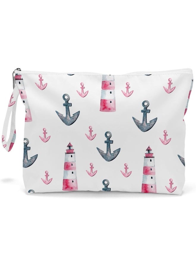 Fokongna حقيبة فوكوانغنا الرطبة والجافة للسفر والشاطئ والمكياج والحفاضات ونجمة البحر والبحر والهدايا قوس قزح - Image 1