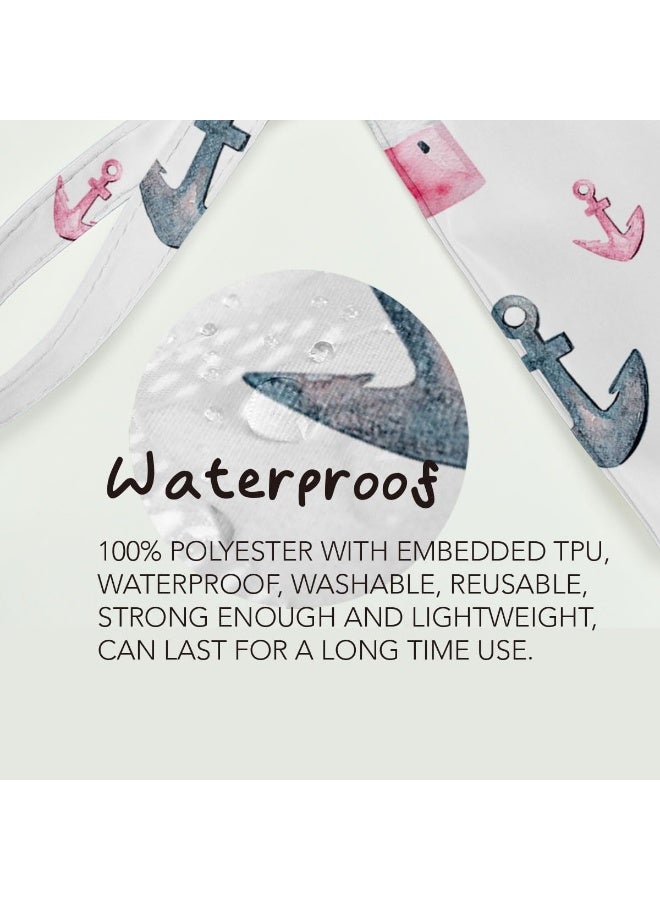 Fokongna حقيبة فوكوانغنا الرطبة والجافة للسفر والشاطئ والمكياج والحفاضات ونجمة البحر والبحر والهدايا قوس قزح - Image 5