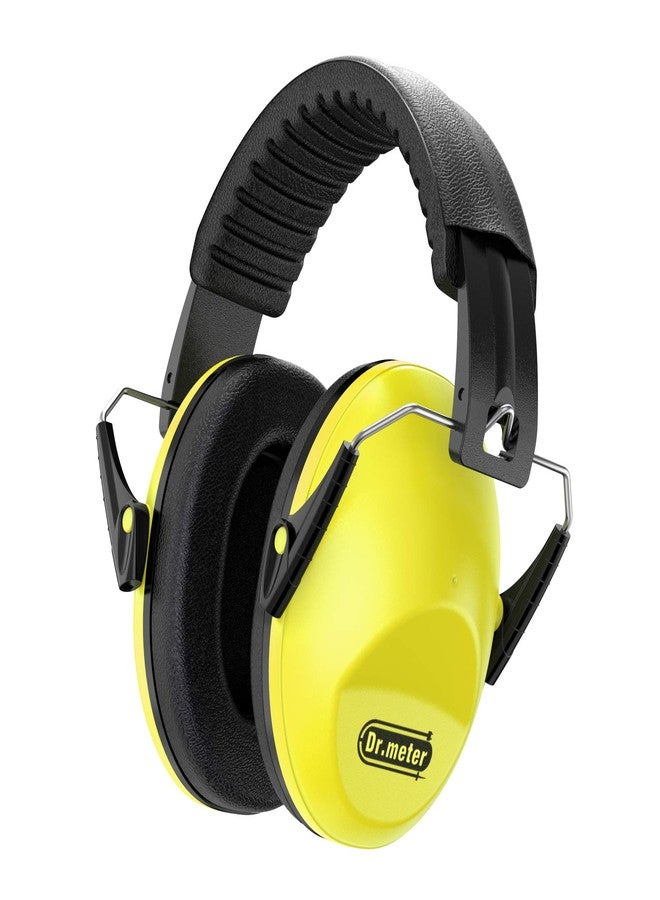 Dr.meter Ear Protection for Kid: EM100 SNR27.4 Kids Noise Cancelling Headphones with Adjustable Headband - Kid Hearing Protection for Monster Truck Mowing Demo Derby and Concert - Yellow - Image 1