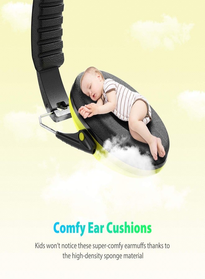 Dr.meter Ear Protection for Kid: EM100 SNR27.4 Kids Noise Cancelling Headphones with Adjustable Headband - Kid Hearing Protection for Monster Truck Mowing Demo Derby and Concert - Yellow - Image 5