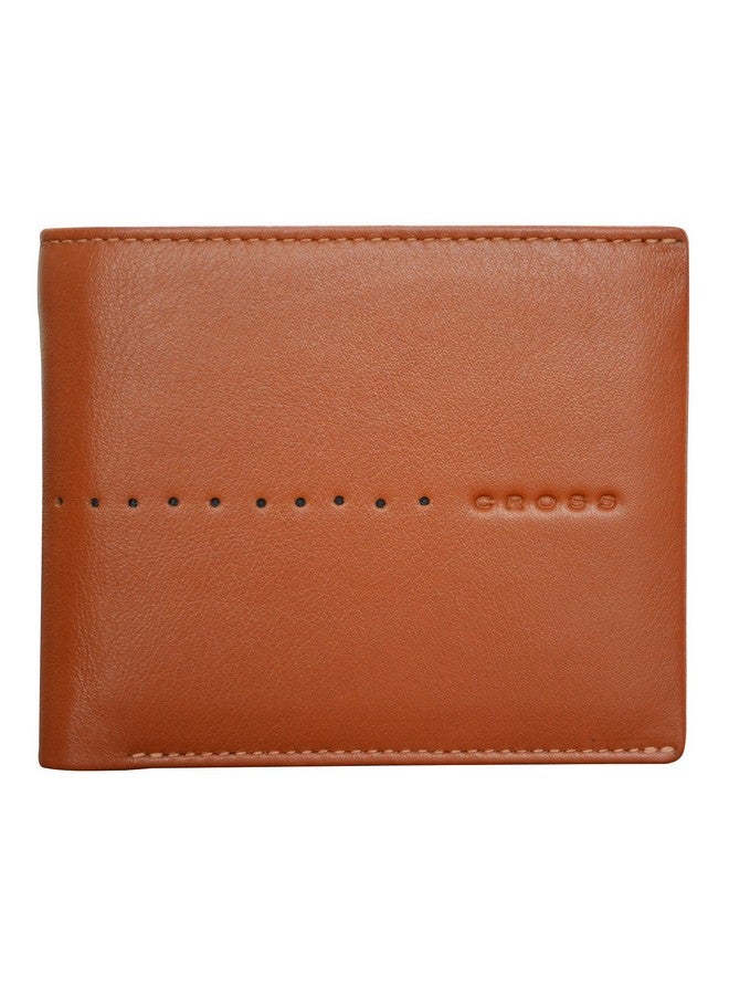 كروس محفظة كروس براون للرجال، محفظة أنيقة من الجلد الأصلي للرجال، أحدث محفظة للرجال مع حجرة لحفظ النقود والعملات المعدنية والبطاقات (AC188072-2) - Image 1
