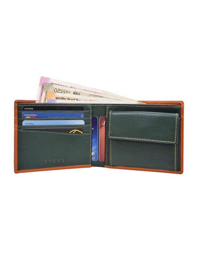 كروس محفظة كروس براون للرجال، محفظة أنيقة من الجلد الأصلي للرجال، أحدث محفظة للرجال مع حجرة لحفظ النقود والعملات المعدنية والبطاقات (AC188072-2) - Image 3