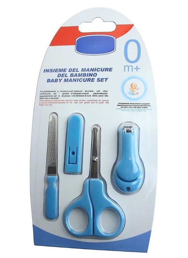 Generic Pedicure Set For Children's Nail Care Using Nail Clippers, Nail file ,Nail File Cover and Nail Clippers 4 Pieces 