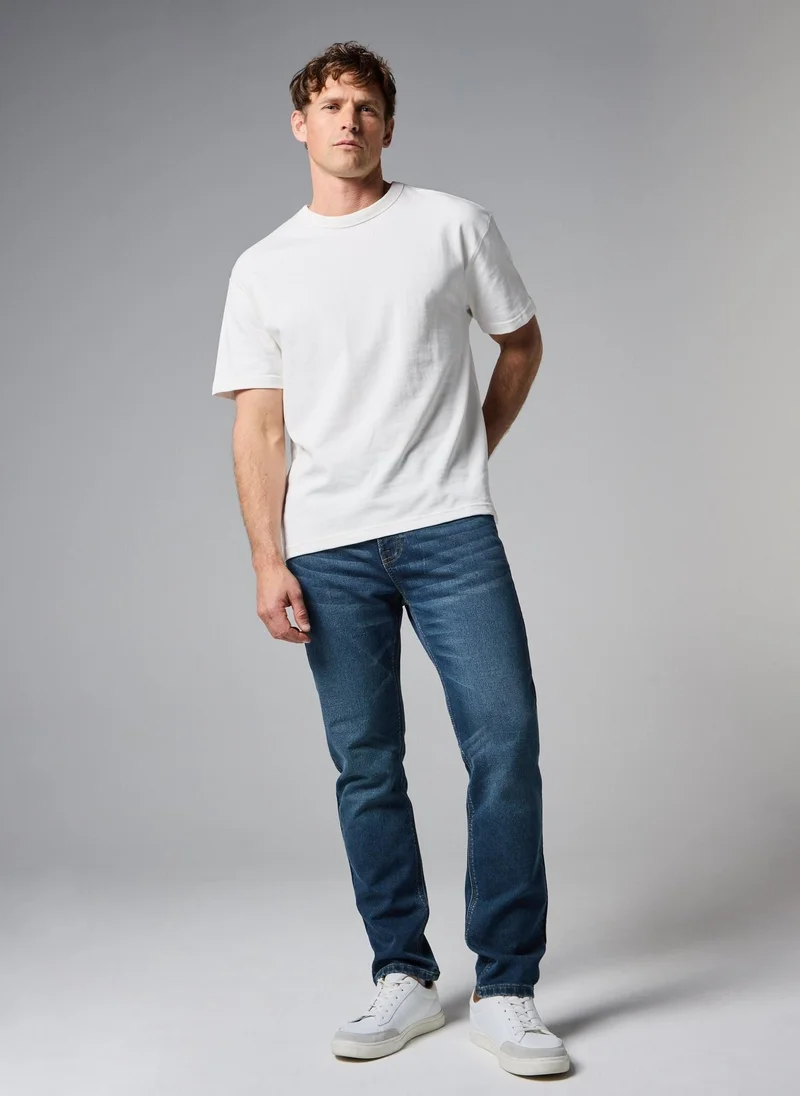 ماتلان Dark Wash Comfort Slim Fit Jeans