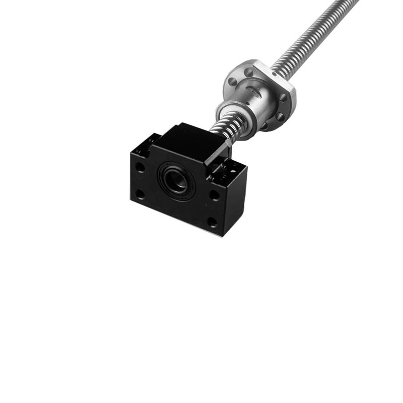 CHUANGNENG Ball Screw 2000mm CNC Parts SFU1605 RM1605 16mm 78.74 inch with Metal Deflector Ball Screw nut BK/BF12 End Supports Ball Nut Housing 1pcs Coupler with end Machining - Image 4