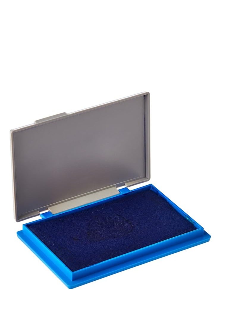 Pelikan Plastic Case Stamp Pad, Blue, 11 cm Length x 7 cm Width - Image 2