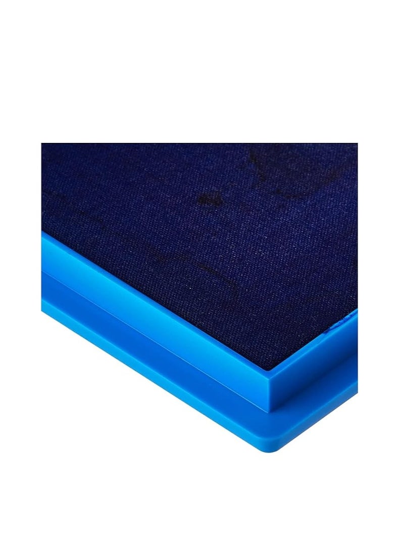 Pelikan Plastic Case Stamp Pad, Blue, 11 cm Length x 7 cm Width - Image 3