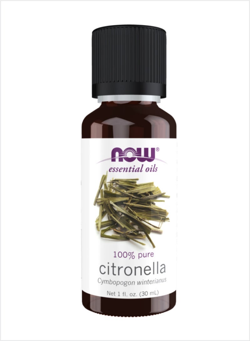 NOW Citronella Essential Oil - 100% Pure & Natural Freshness, 30ml