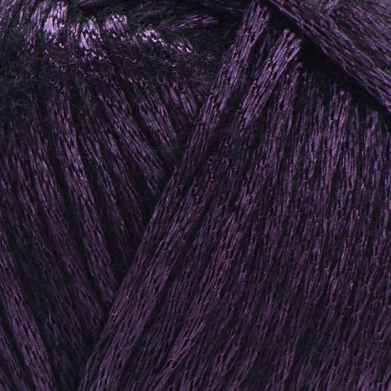YarnArt 1 Ball YarnArt Melody Chainette Yarn Shiny Metallic Sheen Yarn for Knitting Crochet Embroidery 100 Grams 35 oz 230 Meters 251 Yards 70 Polyamide 21 Acrylic 9 Wool Blend Purple  889 - Image 2