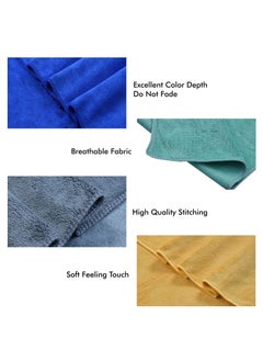 6-Piece Ultra Soft Microfiber Beach Towel Bath Sheet Set 330 GSM Multicolor 80x170cm - pzsku/Z992FA1B0CFEE93D71ACFZ/45/_/1726658879/7b94ae20-9078-43ac-b0f8-4cfc9eccbba3