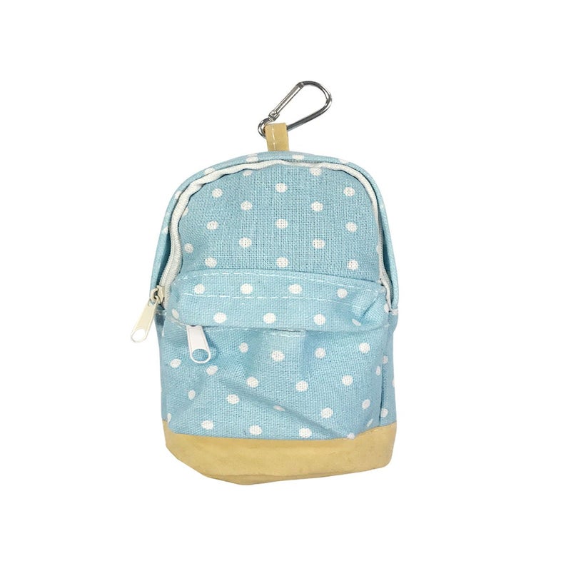 Wrapables Mini Backpack Pencil Case Pouch Blue