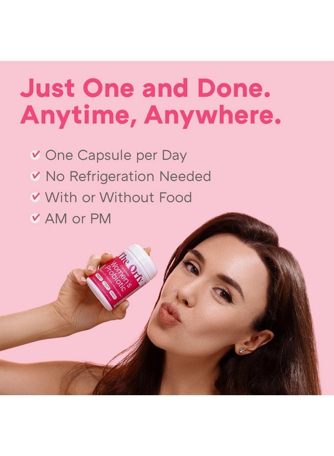 أورفي - بروبيوتيك كامل للنساء - صحة المهبل، المسالك البولية، الهضم والمناعة - 60 مليار وحدة تشكيل مستعمرة، 16 سلالة بروبيوتيك، بروبيوتيك وبريبايوتيك مع الريحان المقدس - مرة واحدة يوميًا، 30 حبة - Image 5