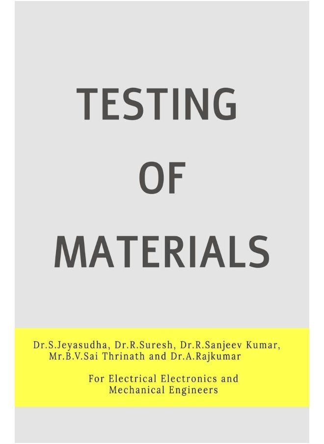 TESTING OF MATERIALS 