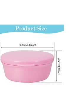 Excefore 6 PCS Travel Soap Box, Portable Round Soap Case, Seal Waterproof Soap Protectors with Lid, Suitable for Home Traveling Outdoor Hiking Camping Gym  - Image 2