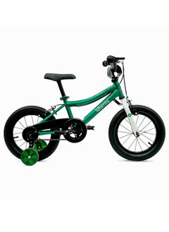 Whimsy Whimsy - Classic 14" Kids Bike  2-Minute Assembly, Handbrake, Child-Friendly Cycle, Adjustable Saddle - Green  - Image 1