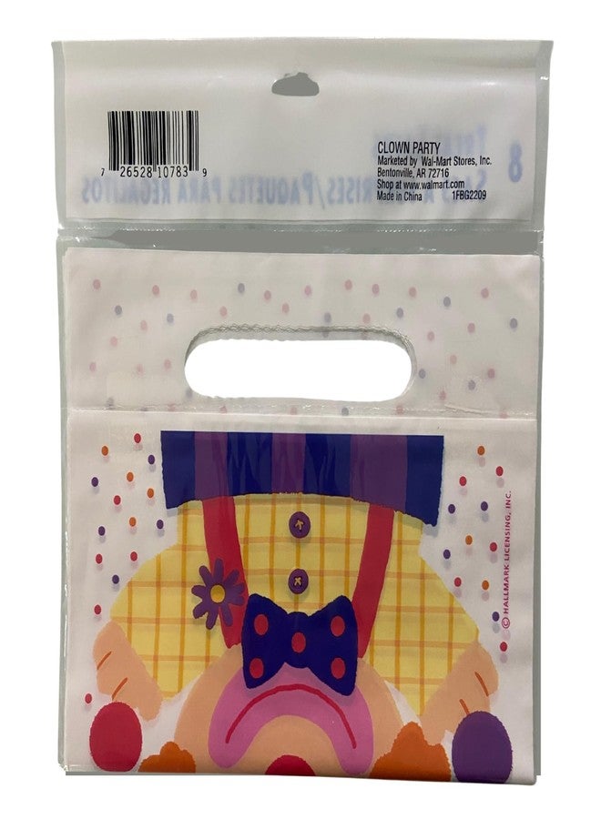 AoneFun Carnival Party Supplies - Pack of 8 Carnival Goodie Bags for Circus Party Favors Clown Trick or Treat Bag Circus Theme Birthday Decorations - Image 3