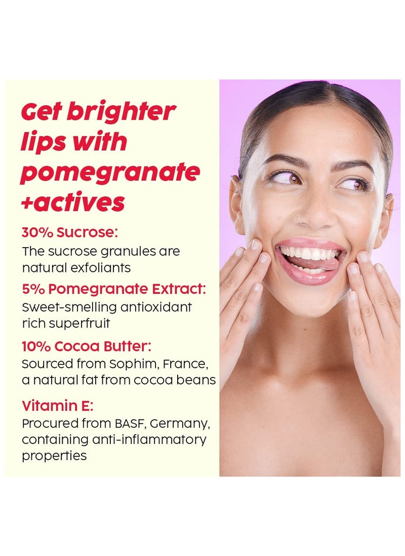 PLIX THE PLANT FIX Bright Lips Scrub | For Dry & Chapped Lips | Reduces Darkening & Pigmentation | Brightens & Exfoliates | Cocoa Butter & Vitamin E | 15 gms  - Image 5