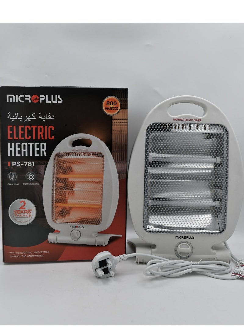 Microplus - Electric Room Heater 800W White PS-781 - Image 1