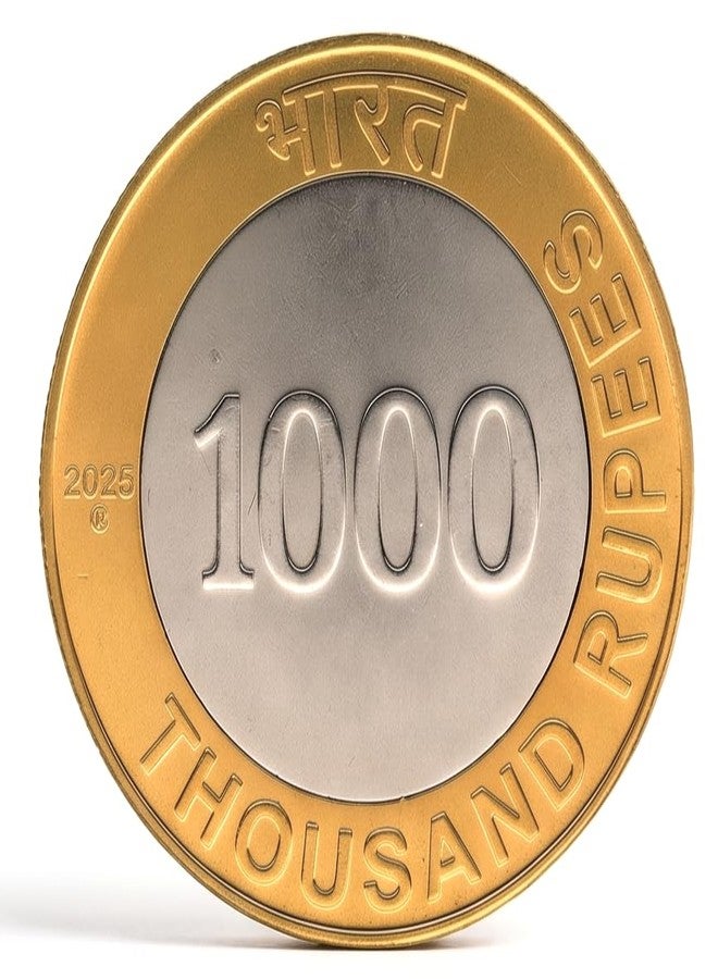 newway 1000 Rupees 2025 Akhand Bharat - Undivided India Old Rare to Find Coin - Image 4