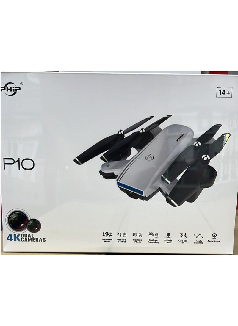 Generic - Mini Drone With 4K Hd Fpv Camera, Headless Mode, One Key Start, Tap Fly, Foldable Quarcopter With Altitude Hold, Speed Adjustment, 3D Flips, Includes Carrying Case,2 - Image 1