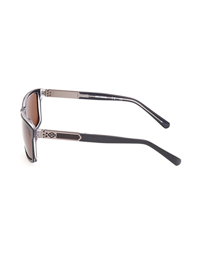 HARLEY DAVIDSON - Rectangular Sunglasses For Men - Matte Black - Image 1