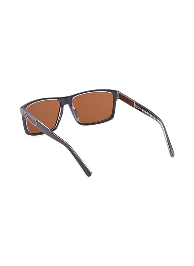 HARLEY DAVIDSON - Rectangular Sunglasses For Men - Matte Black - Image 1