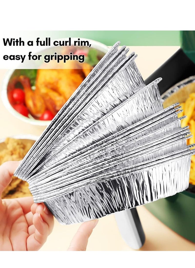 Disposable Aluminum Foil Round Tray Oil Proof Aluminum Foil Tin Container for Baking, Cooking and Oven 50 Pieces 6 Inch - pzsku/Z993040CD1C5D1832DB3DZ/45/_/1723568052/1e834691-61f0-47a1-a65f-5fab5b5d9bda