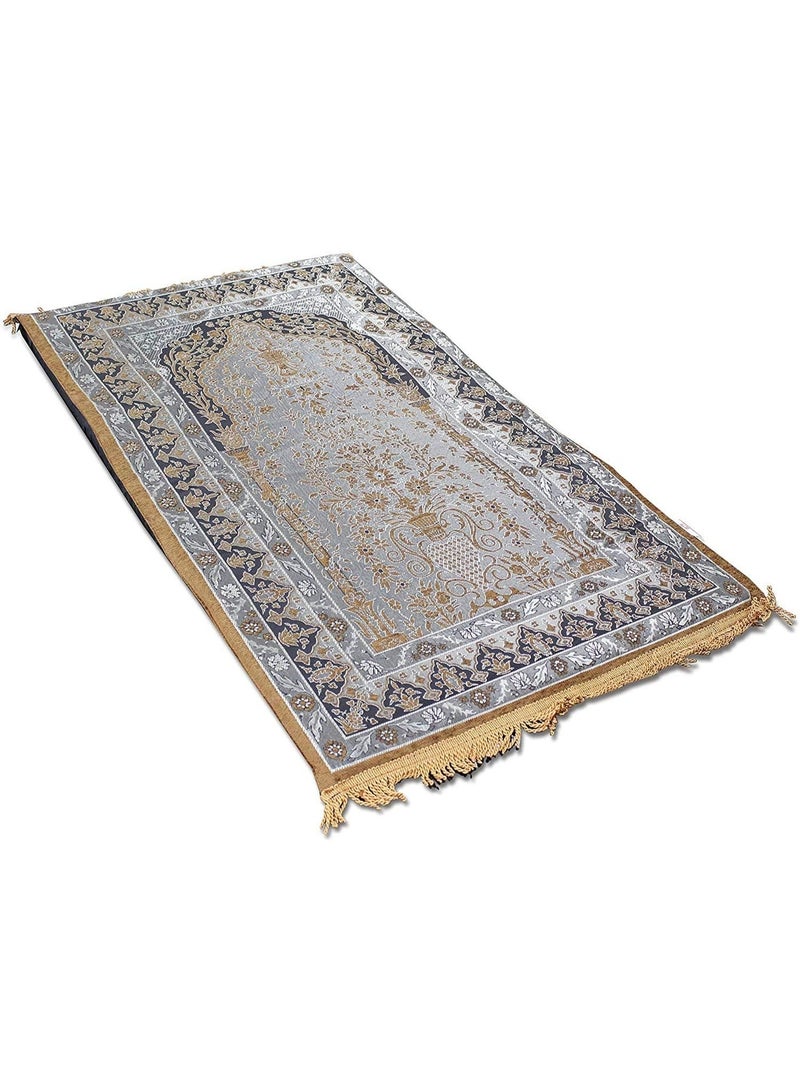 سندس سجادة صلاة سندس مريحة بطبقة من إسفنج الذاكرة - بني - Image 1