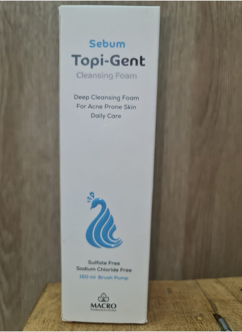 Macro - Topi-gent cleansing foam 150ml - Image 1