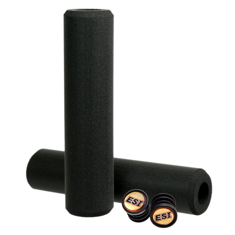 ESI Grips Extra Chunky - Silicone MTB Grips - Ultimate Comfort and Control for Mountain Bike and E-Bike Riders, Durable Silicone Bicycle Handlebar Grips for a Smooth Ride (Black) - Image 5