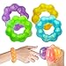 Manmel 4Pack Squishy Toys Wearable Bracelet Stress Balls Fidget Toys Soft Donut Stress Relief Sensory Toy for Kids Adults Squeeze Balls Stress Toys for Party Favors Goodie Bags Stuffers - Image 2