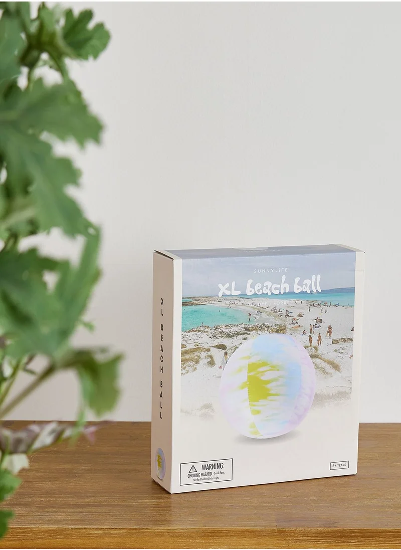 SUNNY LIFE Xl Inflatable Beach Ball Tie Dye Sorbet