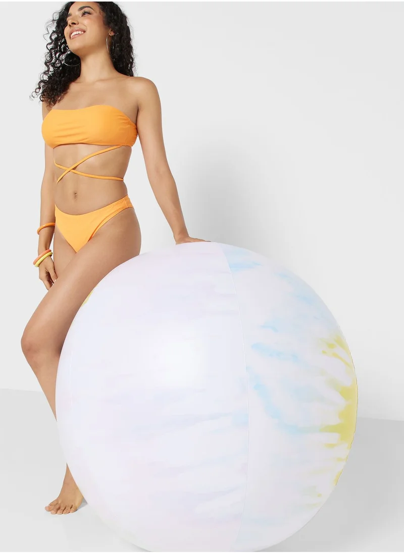 SUNNY LIFE Xl Inflatable Beach Ball Tie Dye Sorbet