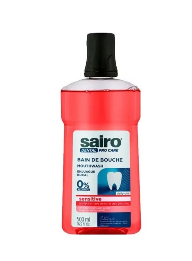Sairo Sensitive Mouthwash for Daily Use 500ml