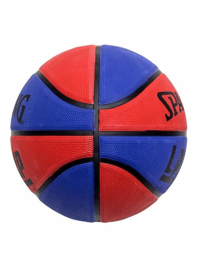 SPALDING Layup Blue Red Rubber Basketball size 7  - Image 3