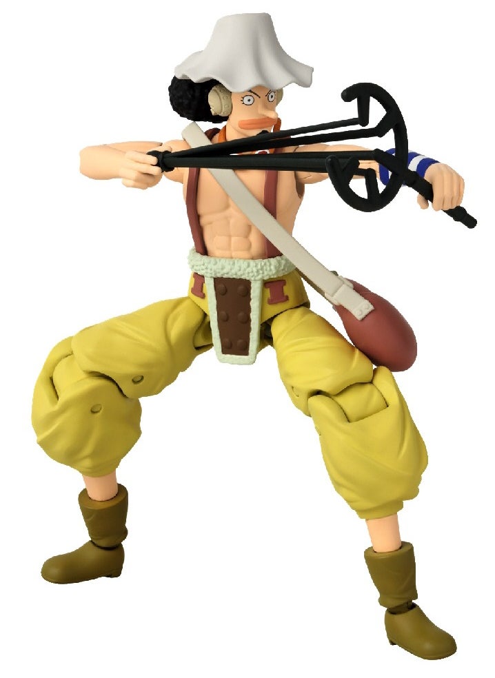 Bandai - Anime Heroes One Piece Usopp 7-Inches  | Collectible Action Figure | Switchable Hands | Perfect Gift for Collectors, Manga & Anime Lovers! - Image 1