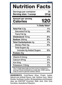 Evogen Nutrition Isoject Chocolate 28 Servings 896g  - Image 2